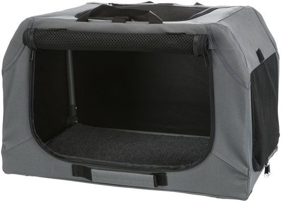 Mobile Kennel Easy XS–S: 50 × 33 × 36 cm, grijs 39731