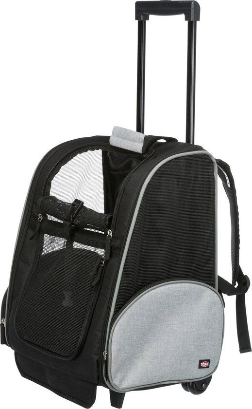 Trolley/rugtas 32 × 45 × 25 cm, zwart/grijs 2880