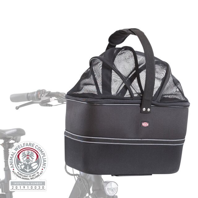 Stuur-fietsmand 41 × 47 × 29 cm, zwart 13108