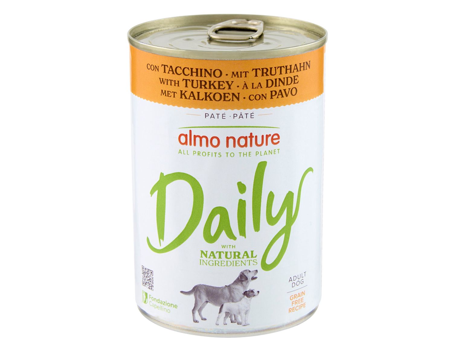 Daily Dogs 400g met kalkoen A172  VE24