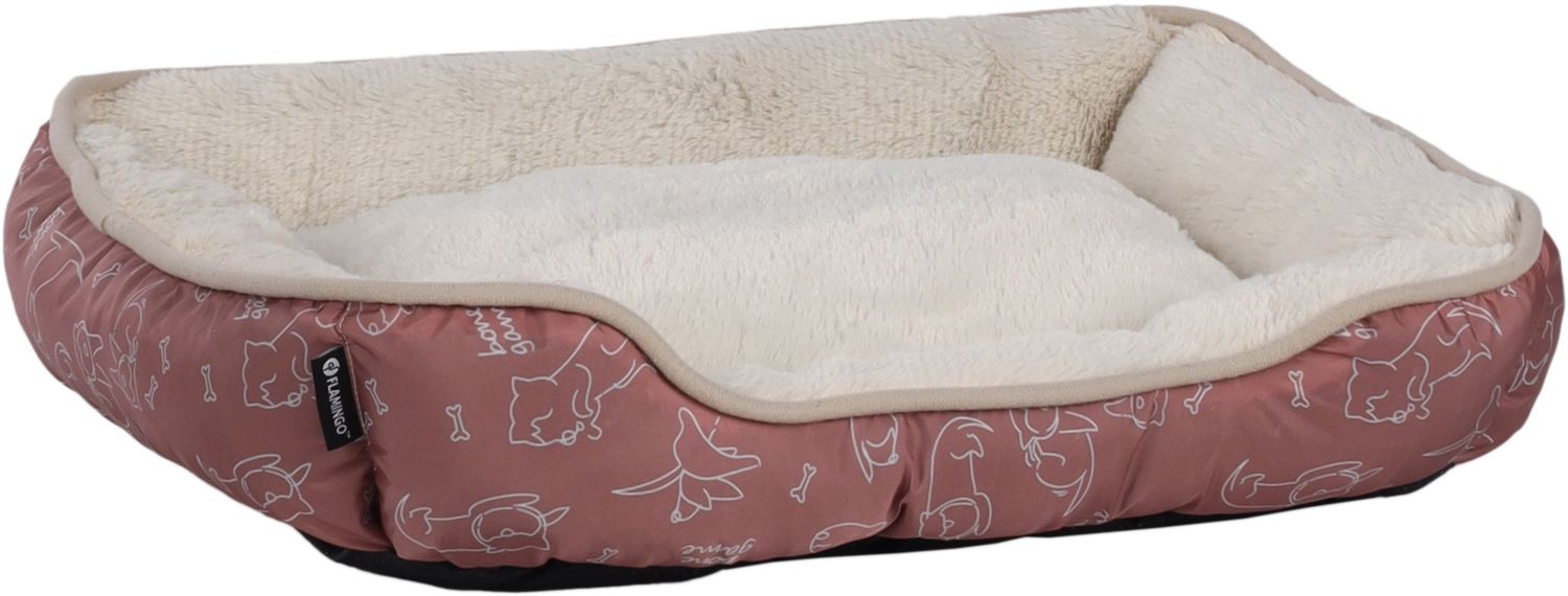 Mand Lilly Rechthoekig Roze 50x40x12cm 524607