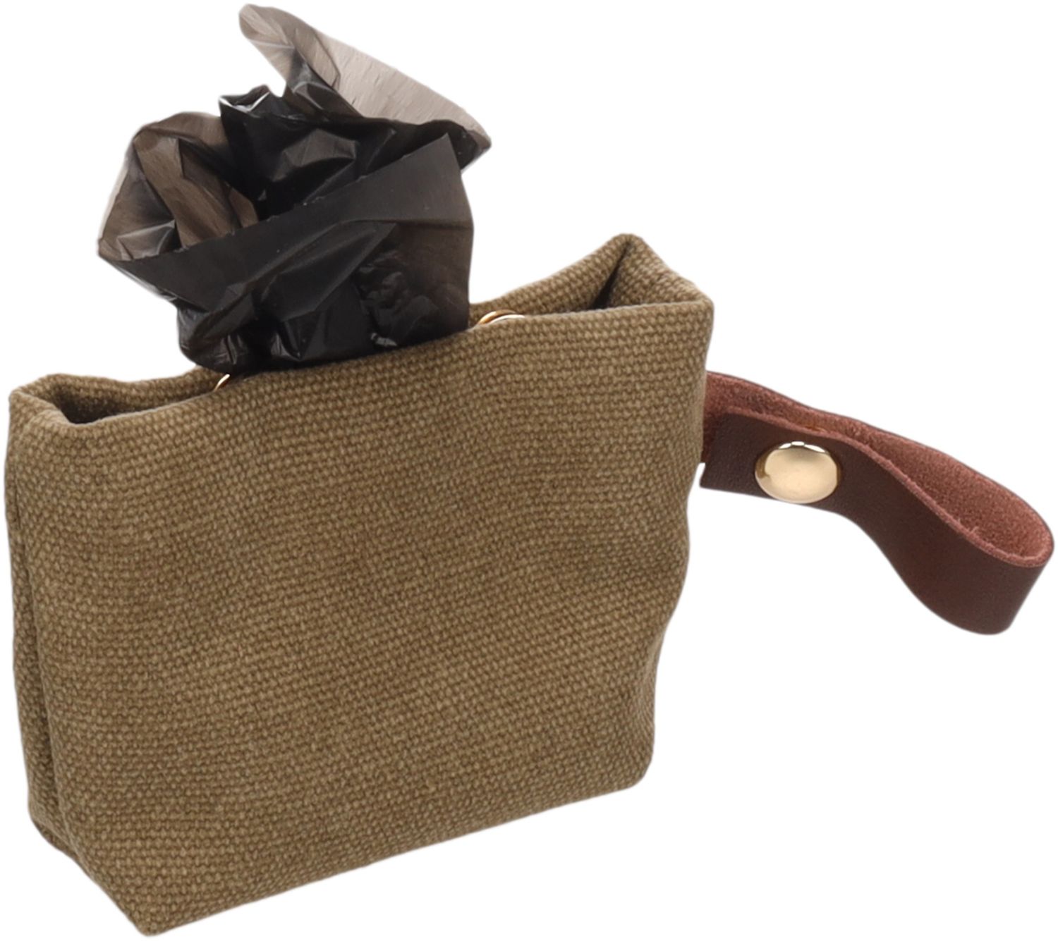 POEPZAKHOUDER Cavna Kaki + 1 rol 7,7x3,5x10,5cm 525026