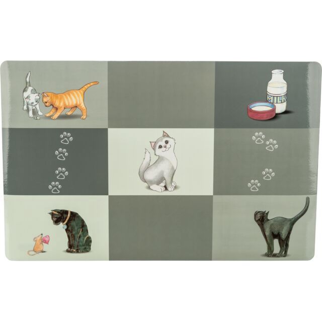 Placemat Patchwork Cat 44 × 28 cm, grijs 24579
