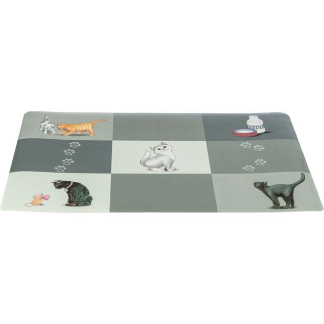 Placemat Patchwork Cat 44 × 28 cm, grijs 24579