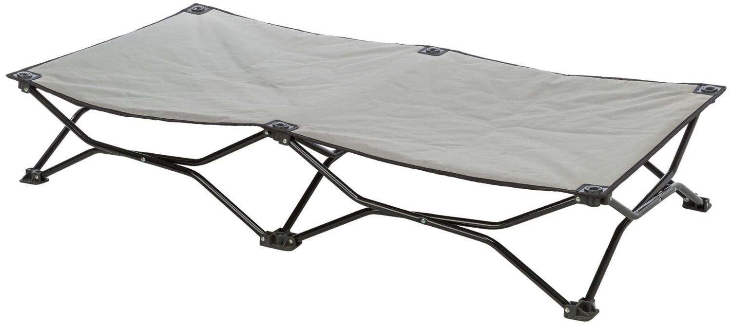 Kampeermand voor honden, 120 × 22 × 60 cm, beige/zwart 282141
