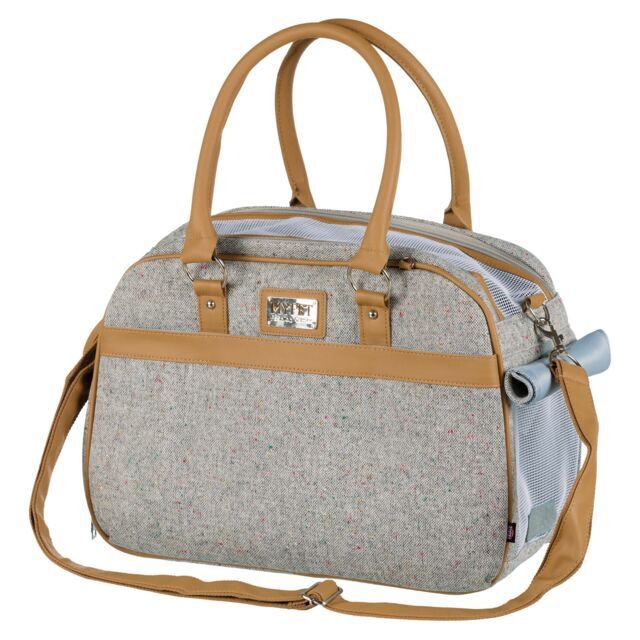 Tas Helen 19 × 28 × 40 cm, grijs/lichtbruin 36253