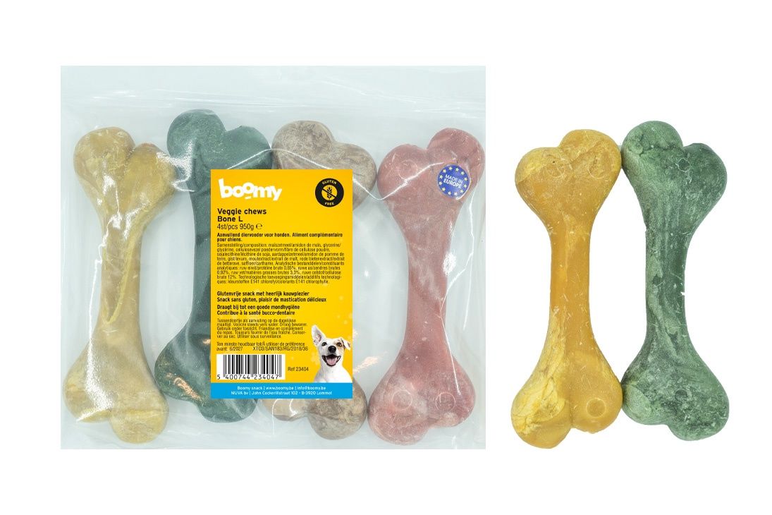 Veggie Chews Bone L 4st 23404