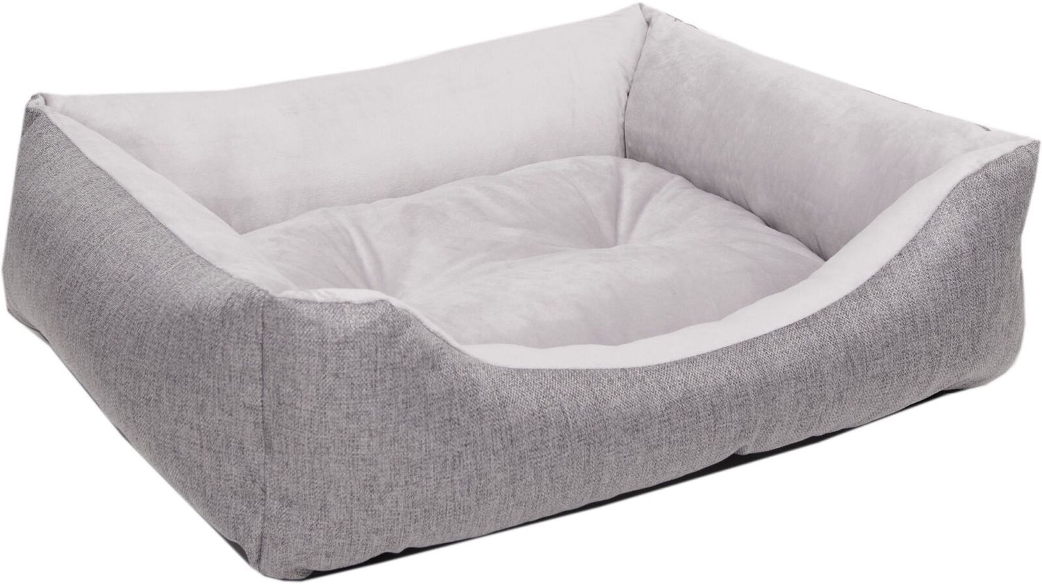 MAND DUBBEL ZIJDE DIVA 80CM GRIJS/BEIGE 306414000