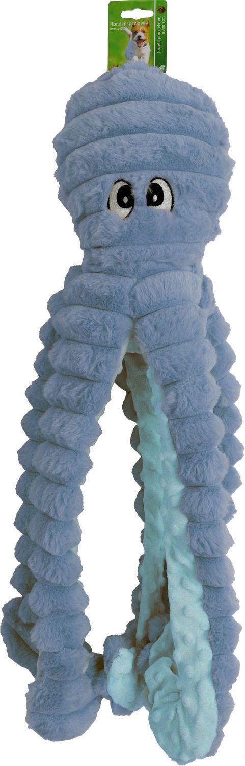Octopus corduroy met piep blauw 65cm 020 5247