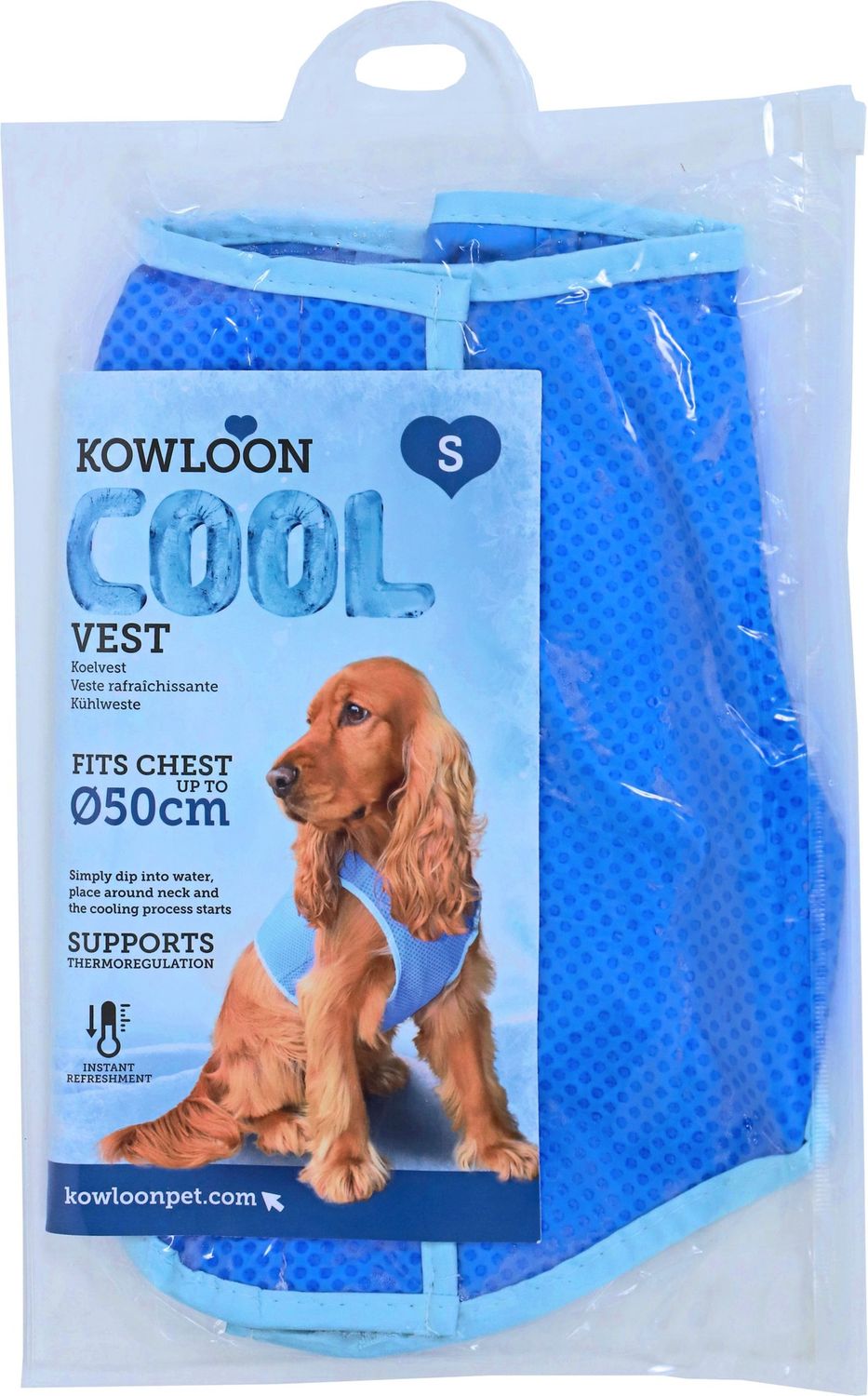 Coolvest PVA blauw S 50cm 0202406