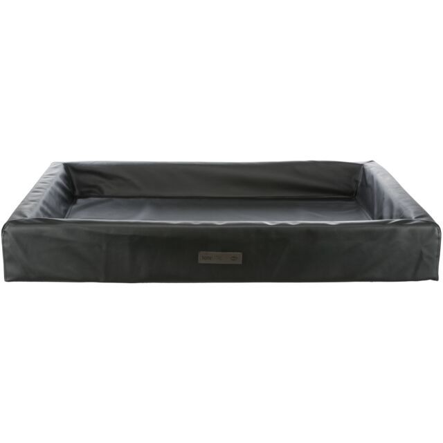 Vital mand Remo, hoekig, kunstleer 110 × 80 cm, zwart 38301