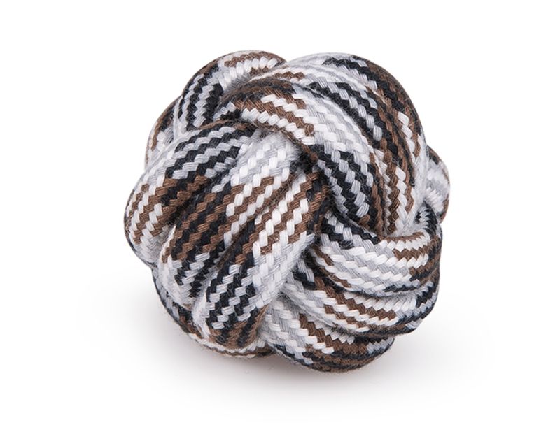 Katoenen bal bruin 50g Ø5,5cm 15349