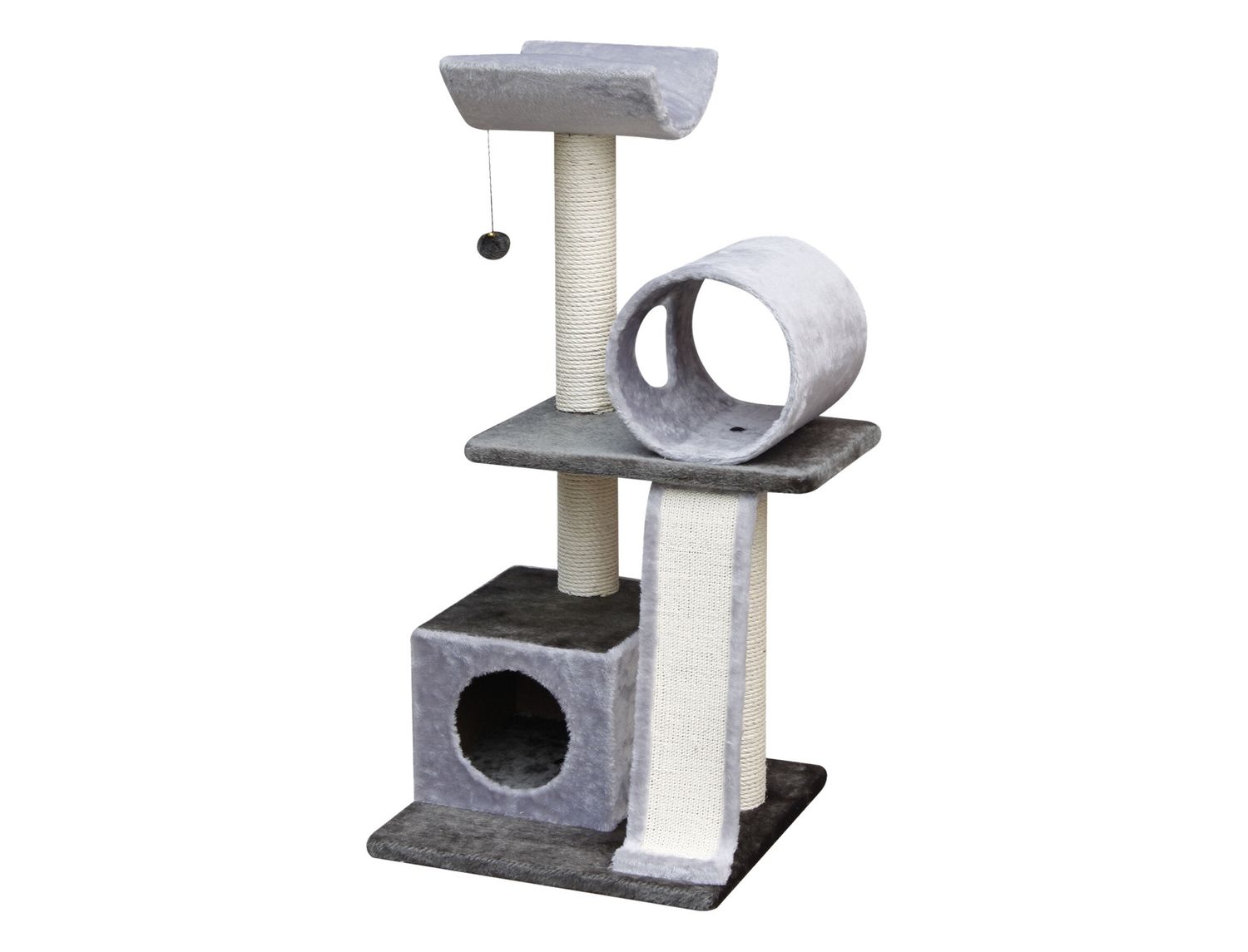 Kattenklim Cano grijs-antraciet 50x50x105cm 14714
