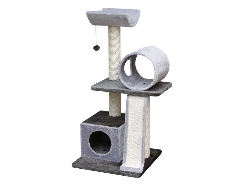 Kattenklim Cano grijs-antraciet 50x50x105cm 14714