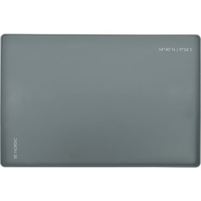 BE NORDIC placemat, silicone 60 × 40 cm, grijs  24576