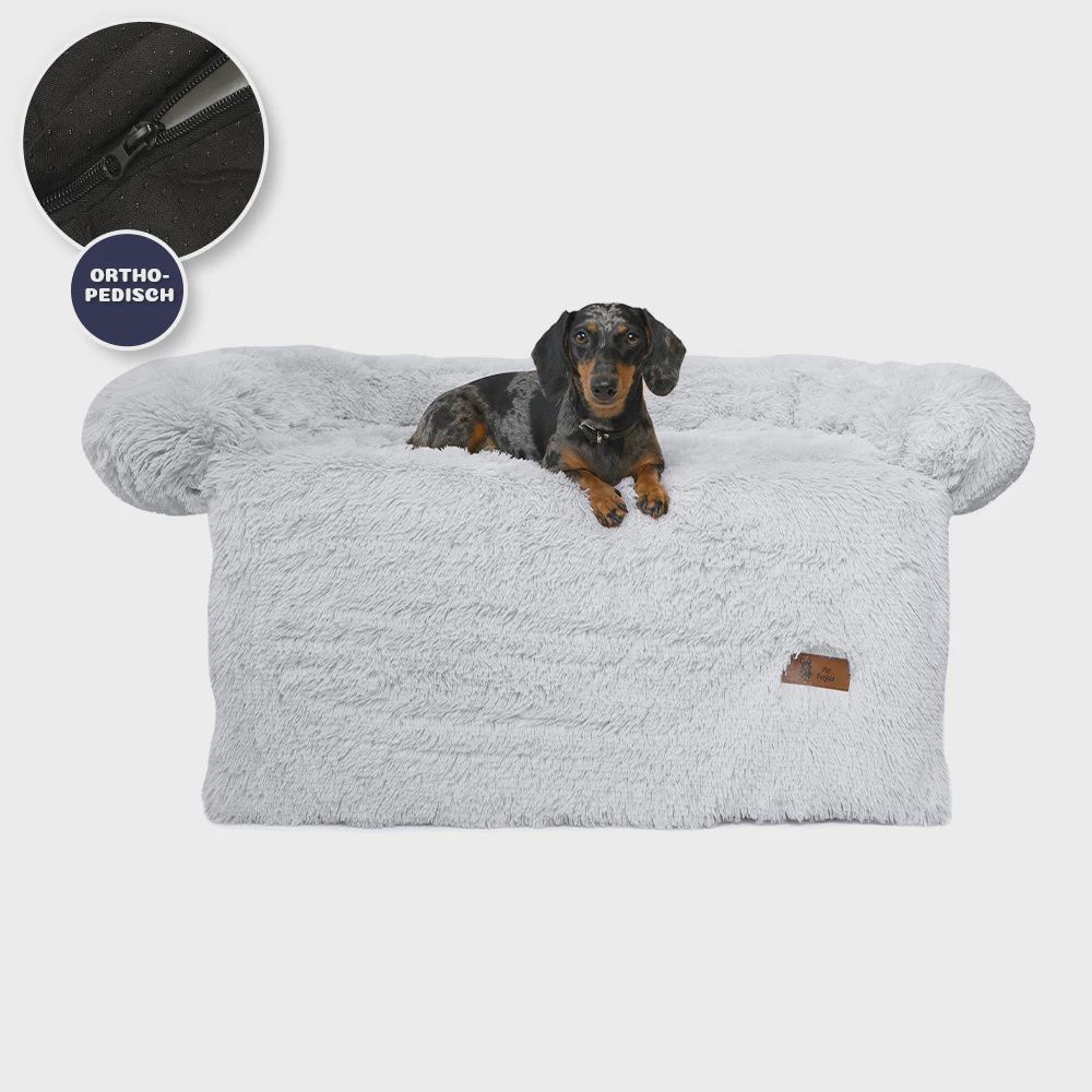 Fluffy bankbeschermer - Grijs - XL 30299