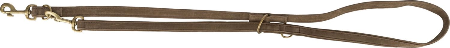 Pure verstelbare riem, leer, bruin, 3 maten