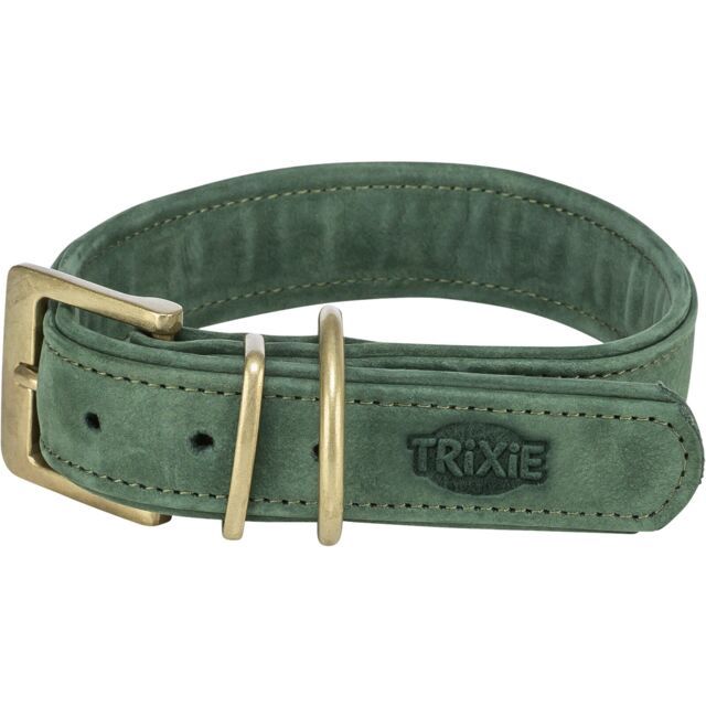 Pure halsband, leer, salie, 6 maten
