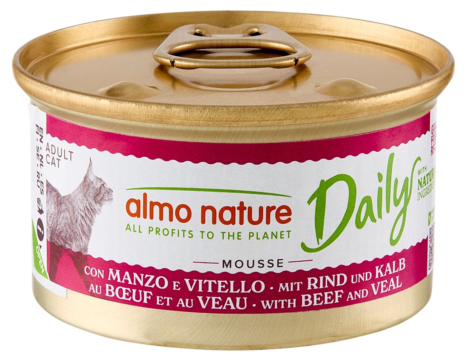 Daily Cats 85g met rund A141