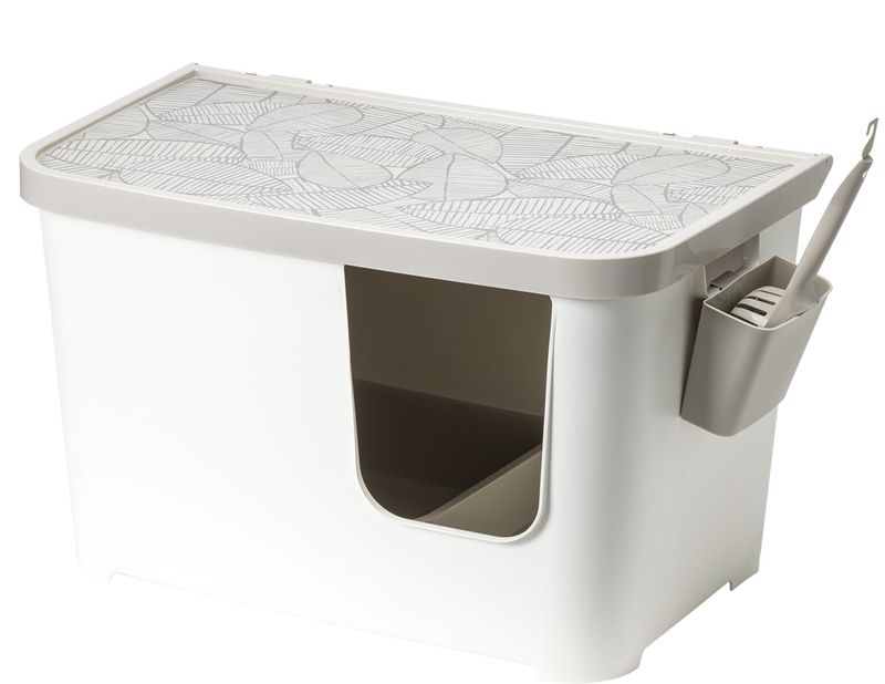 Kattenbak Cézar wit 75x45x75cm20721