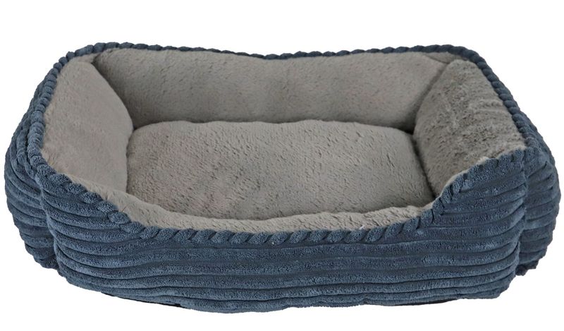 DIVAN CORDUROY 50X40CM BLAUW/GRIJS 021 0897