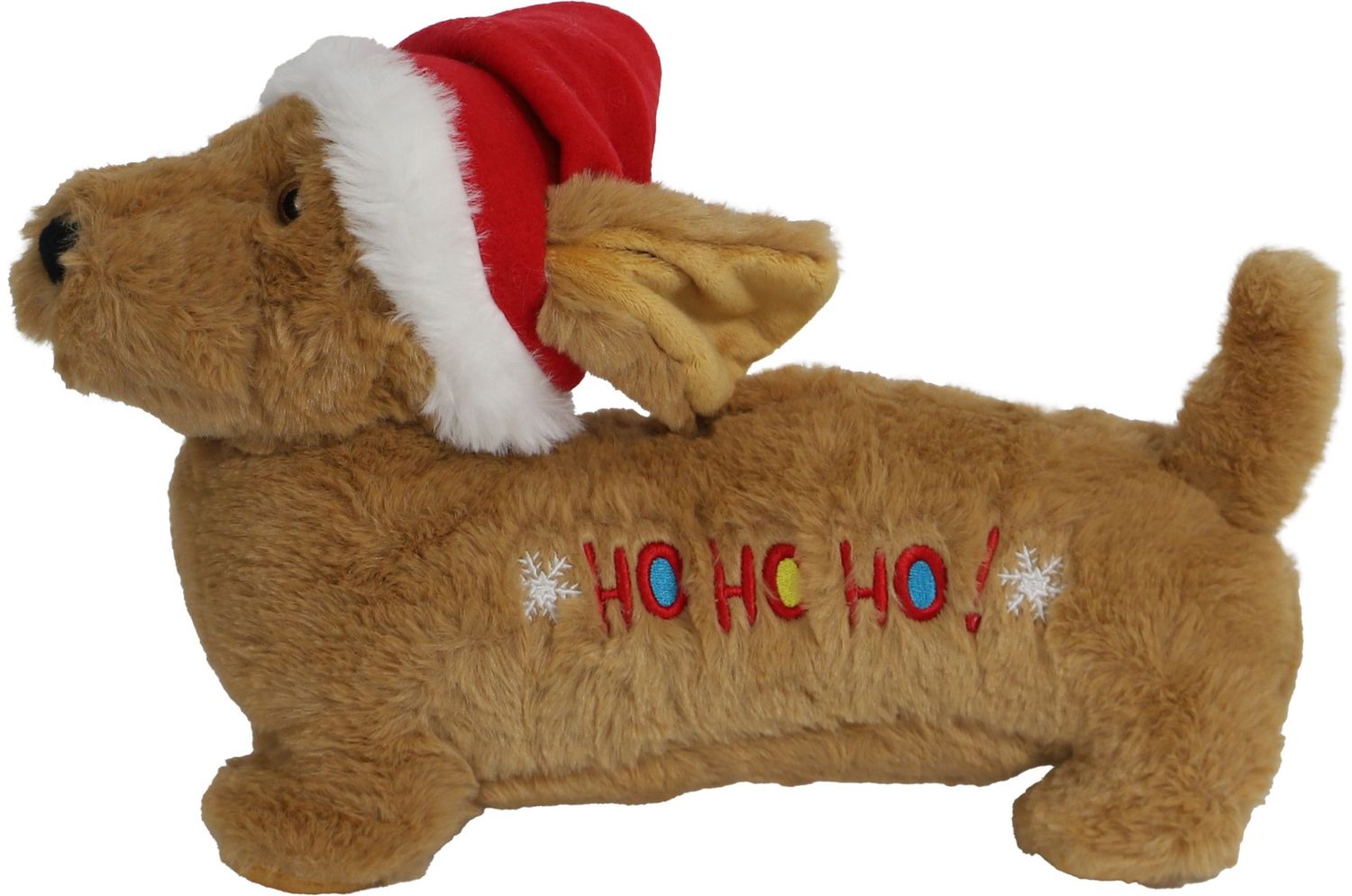 KRSTSPLGD HOND+HOHOHO+PIEP BRUIN 33CM 020 8404