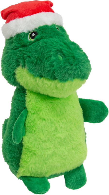JV Holidays-Hondenspeeltje-Krokodil met pieper Groen-26CM