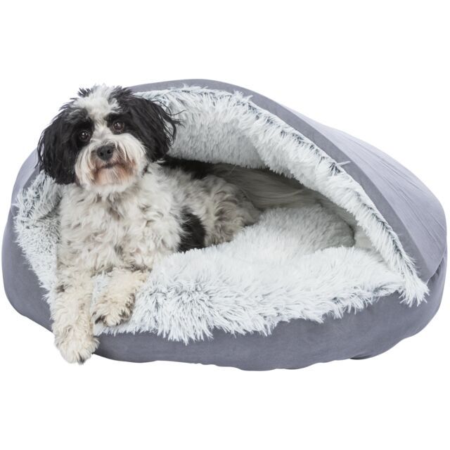 Schuilmand Harvey, rond OM 70 cm, grijs/wit-zwart 38037
