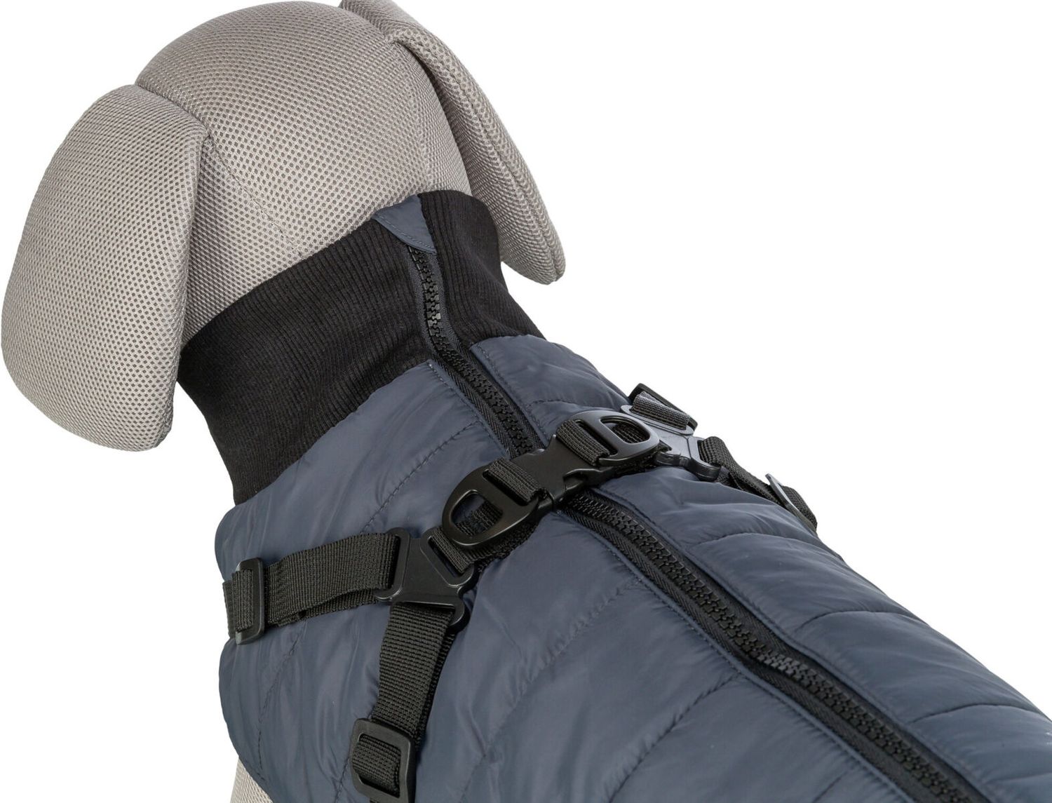 Jas Pontis met tuig, blauw