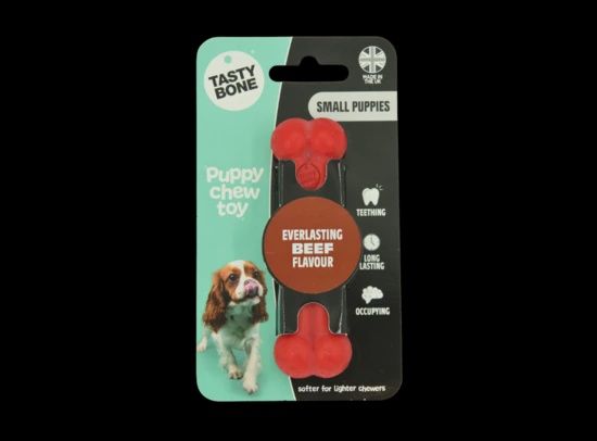 TB Nylon Puppy bone beef small 74940