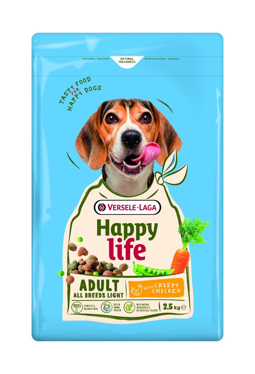 Happy life Adult Light Chicken 2,5 kg 431092