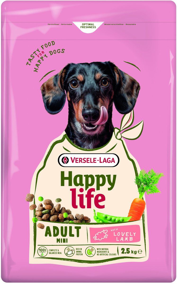 Happy life Adult Mini Lamb 2,5 kg 431046