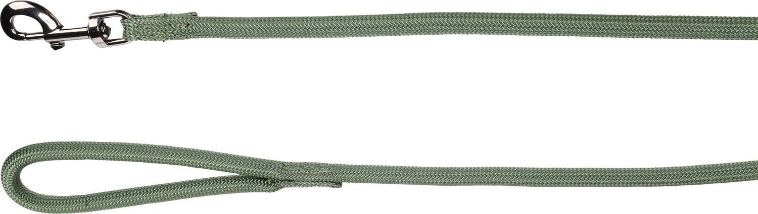 Hond Looplijn Aiden Kaki 1,3m 10mm 526072