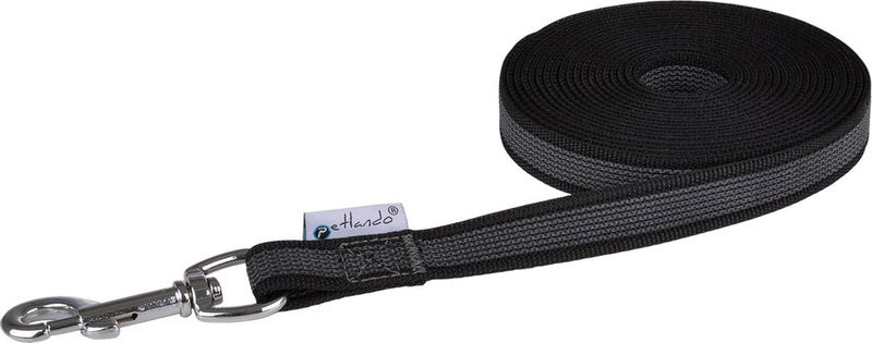 Rubberen Sleeplijn 10m/20mm zwart1000x2x0,2    GS-103099