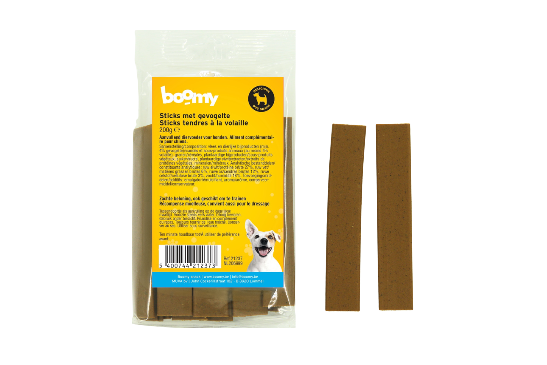 Sticks met gevogelte 200g    21237