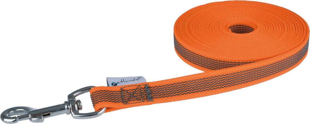 Rubberen Sleeplijn 15m/20mm oranje1500x2x0,2    GS-104270