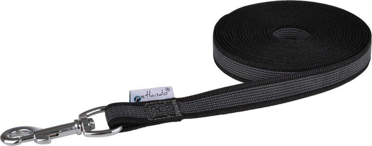 Rubberen Sleeplijn 15m/20mm zwart 1500x2x0,2    GS-104099