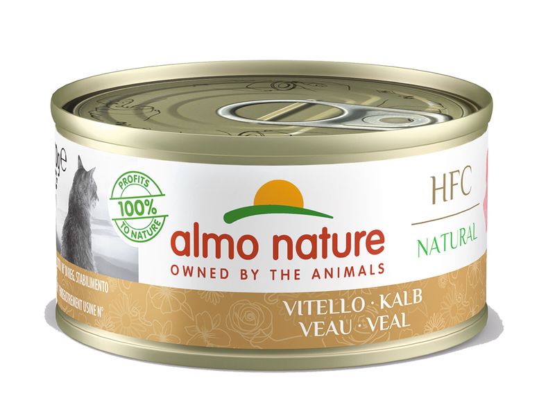 HFC Cats 70g Natural - kalfsvlees   A7101H