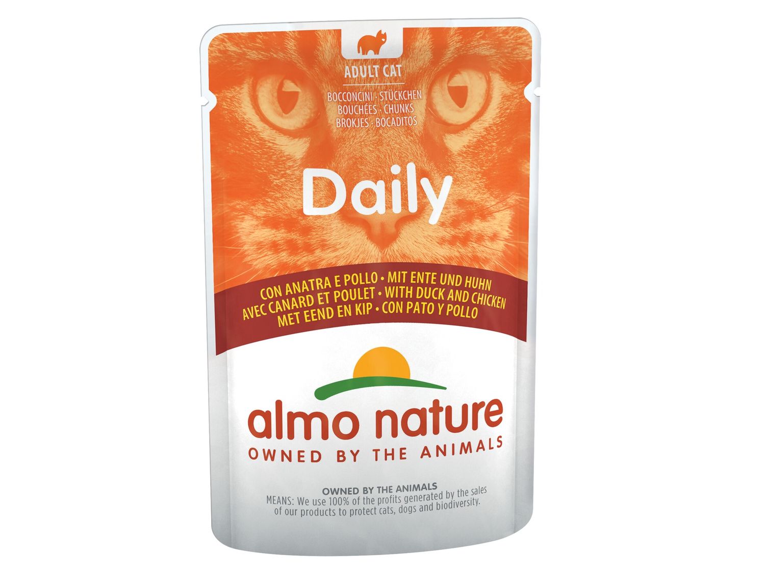 Daily Cats 70g met kip en eend  A5276