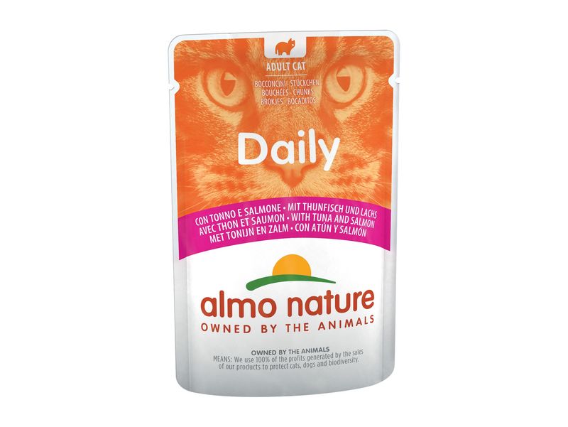 Daily Cats 70g met tonijn en zalm  A5274
