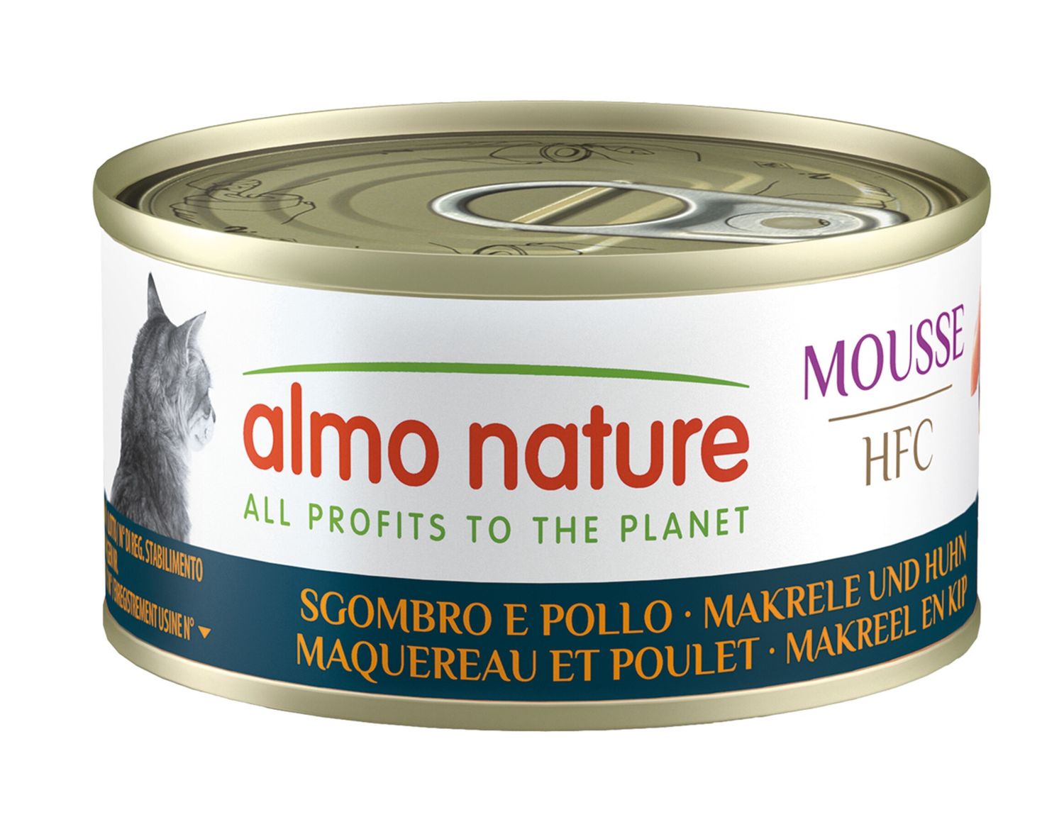 HFC Cats 70g Mousse - Makreel en Kip A5441H