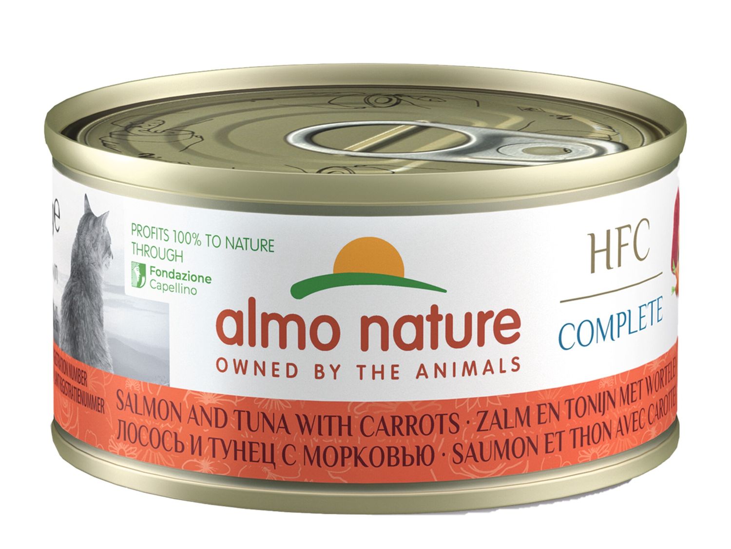 HFC Complete Cats 70g Zalm, Tonijn en Wortelen A9434H