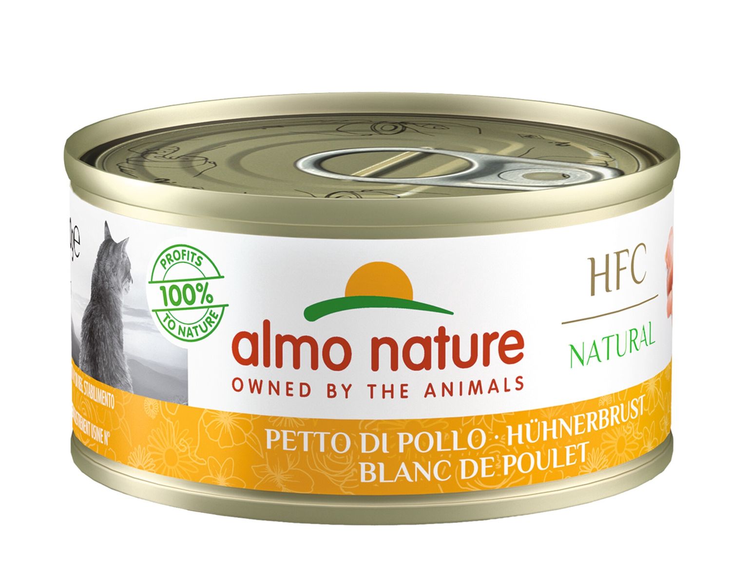 HFC Cats 70g Natural - kippenvlees A5022H