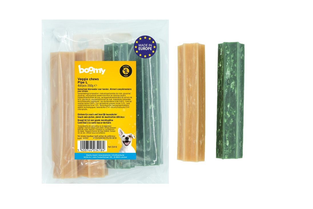 Veggie Chews Pipe L 4st 23418