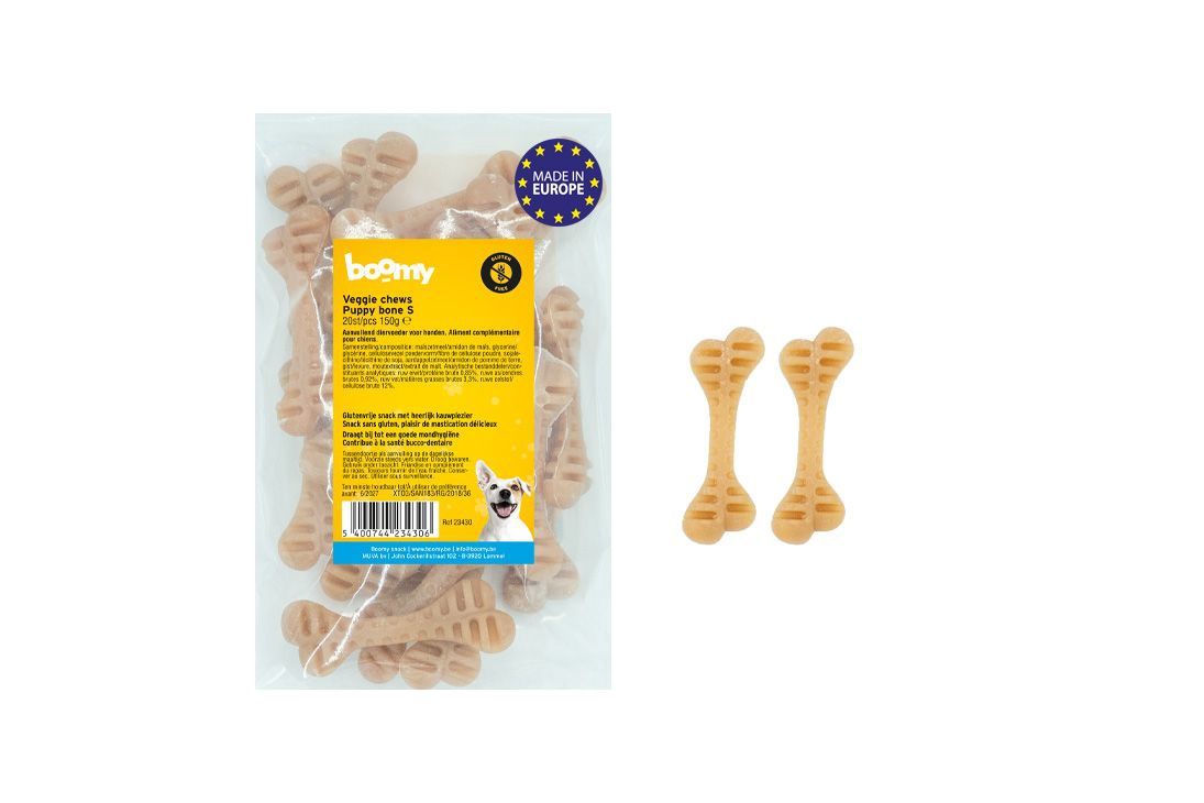 Veggie Chews Puppy bone S 20st 23430
