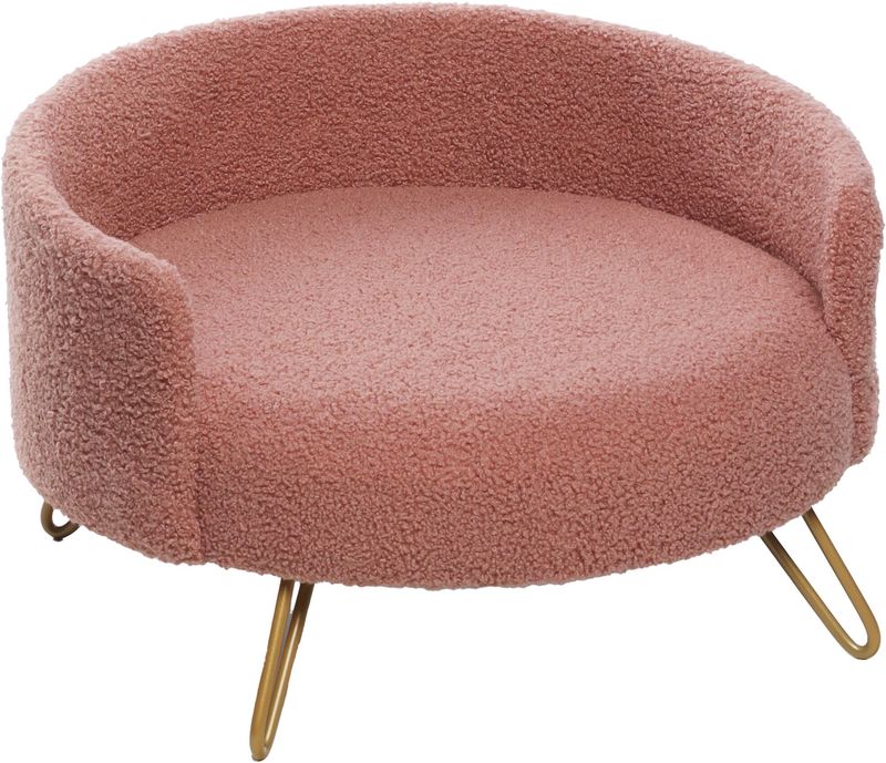 Sofa Dizco Rond Roze 51x50cm 525391