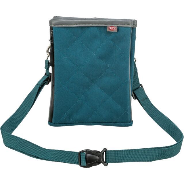 Snackzakje Twin, 15 × 18 × 2,5 cm, petrol 32295