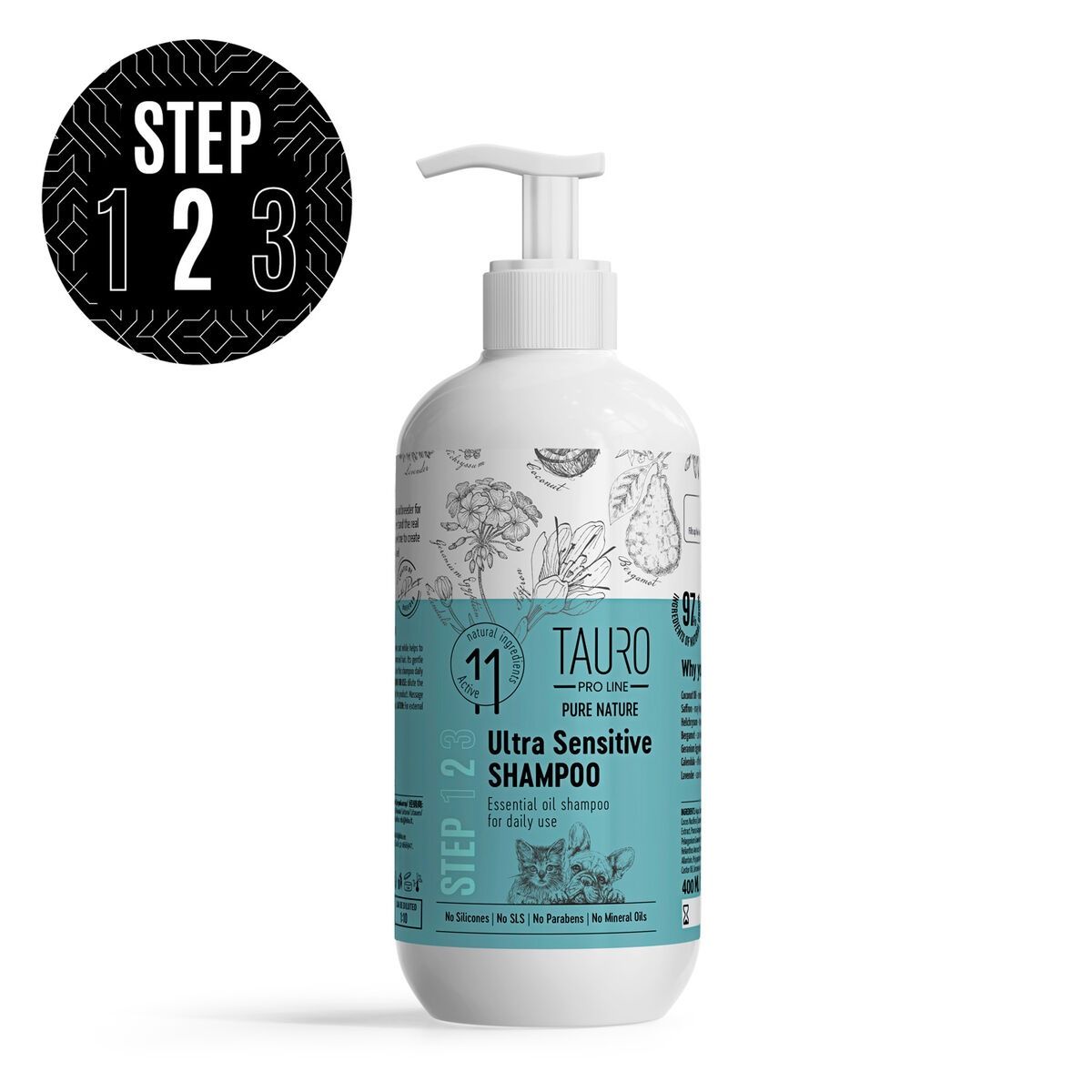 TAURO PRO LINE Pure Nature Ultra Sensitive, 400ml step 2 1054022