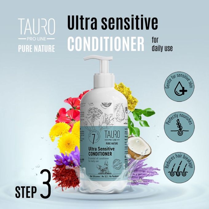 TAURO PRO LINE Pure Nature Ultra Sensitive 400ml step 3 1054032