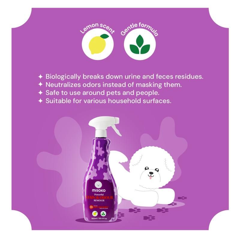 MISOKO dog stain and odour remover LEMON 750ml. 1350232